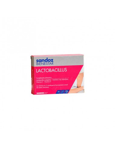 SANDOZ BIENESTAR LACTOBACILLUS 20 CAPSULAS