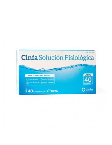 SOLUCION FISIOLOGICA CINFA 40 MONODOSIS