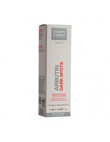 MARTIDERM SHOT ARBUTIN DARK SPOTS ENVASE 20 ML