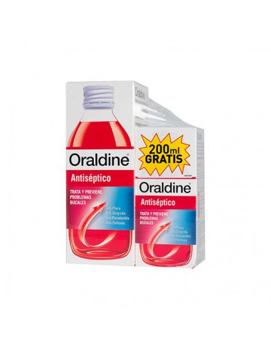 ORALDINE ANTISEPTICO PACK  400 ML+200 ML