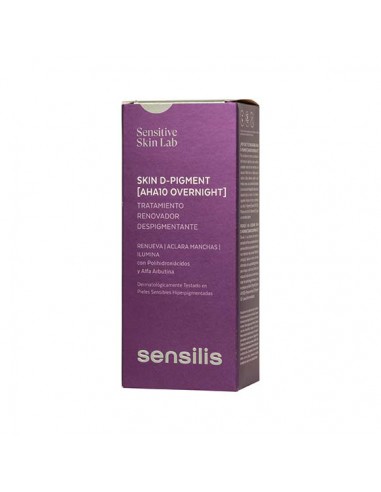 SENSILIS SKIN D-PIGMENT AHA10 OVERNIGHT 1 ENVASE