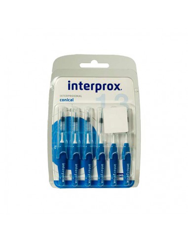 CEPILLO DENTAL INTERPROX CONICO 6 UNIDADES.