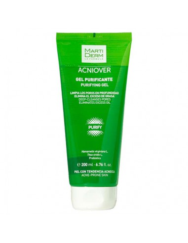 MARTIDERM ACNIOVER GEL PURIFICANTE ENVASE 200ML