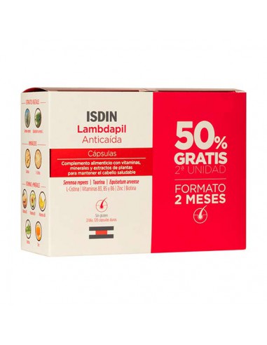 LAMBDAPIL ANTICAIDA CAPSULAS 50% GRATIS 2º UNI