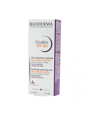 CICABIO BIODERMA  CREMA REPARADORA SPF 50+ 30 ML