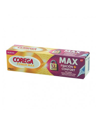 COREGA MAX FIJACION + CONFORT 1 TUBO 40 G SIN SA