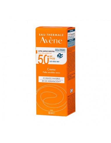 AVENE CREMA SOLAR  SPF 50+ LUZ AZUL P.SECA 50 ML