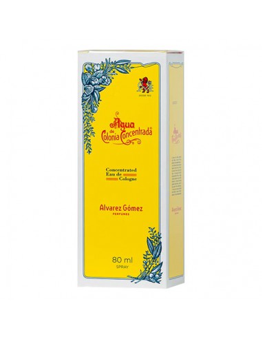 AGUA DE COLONIA CONCENTRADA ALVAREZ GOMEZ 80 ML