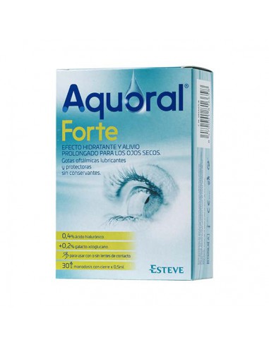 AQUORAL FORTE C/ A HIALURONICO 0.4% GOTAS OFTALM