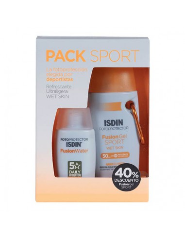 PACK SPORT FOTOPROTECTOR ISDIN FUSION SPF50+ GEL