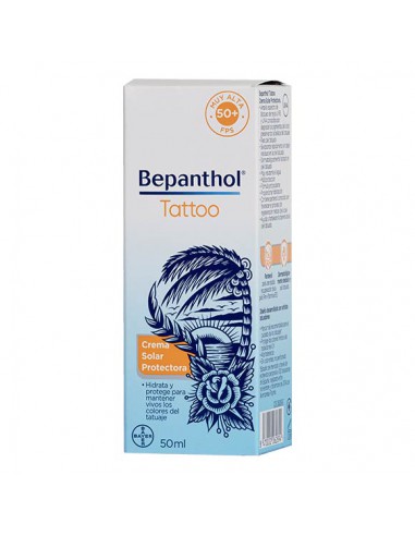 BEPANTHOL TATTOO CREMA SOLAR PROTECTORA 50+