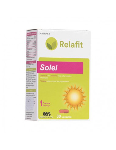 RELAFIT MS SOLEI 400 MG 30 CAPS