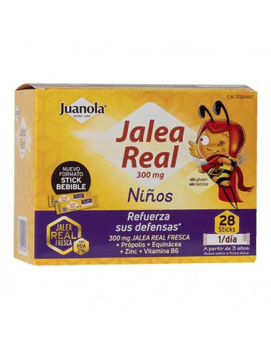 JUANOLA JALEA REAL NIÑOS  DEFENSAS 28 STICKS