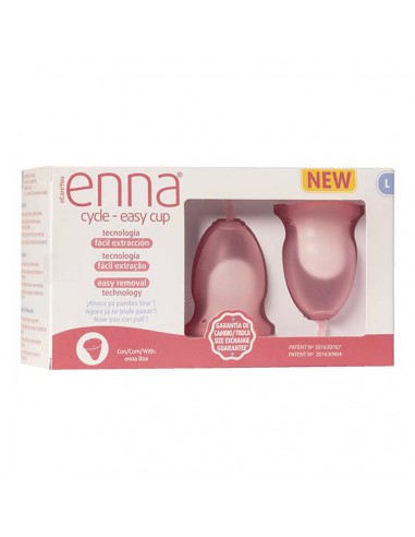 ENNA CYCLE EASY CUP 2 COPAS T.L+CAJA ESTERILIZAD