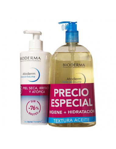 BIODERMA ATODERM PACK ACEITE DUCHA+BAUME