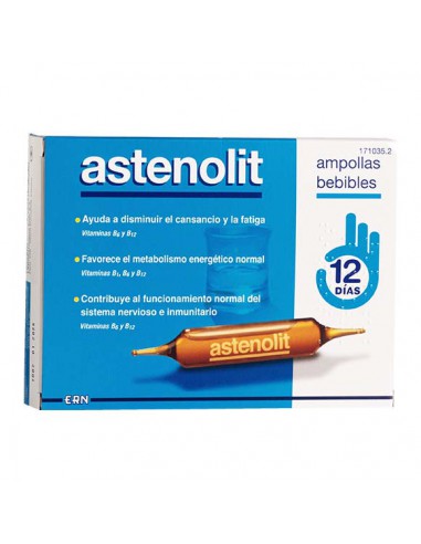 ASTENOLIT AMPOLLAS BEBIBLES 12 AMP