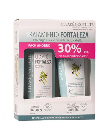 CLEARE  CHAMPU FORTALEZA PACK AHORRO 30% DTO