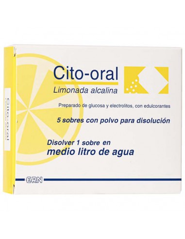 CITO-ORAL LIMONADA ALCALINA  5 SOBRES