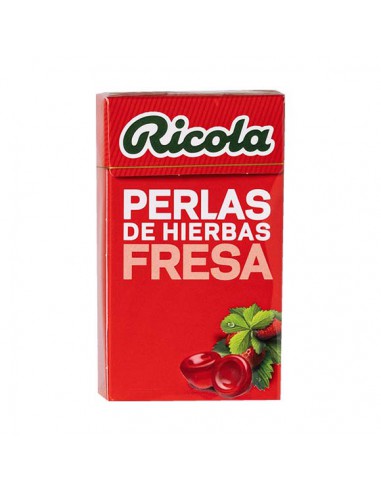 RICOLA PERLAS SIN AZUCAR FRESA 25 G