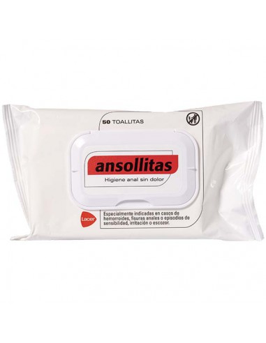 ANSOLLITAS TOALLITAS HIGIENE ANAL 50 TOALLITAS