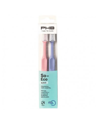 CEPILLO DENTAL ADULTO PHB SO-ECO DUPLO SUAVE