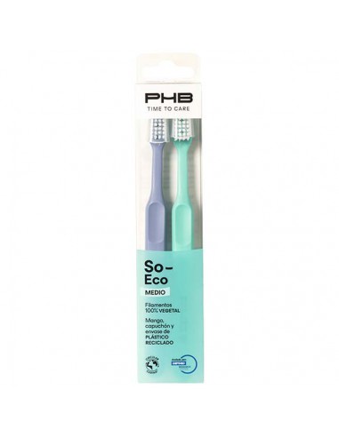 CEPILLO DENTAL ADULTO PHB SO-ECO MEDIO DUPLO