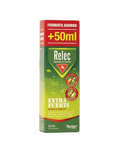 RELEC EXTRAFUERTE REPELENTE MOSQUITOS SPRAY +50M