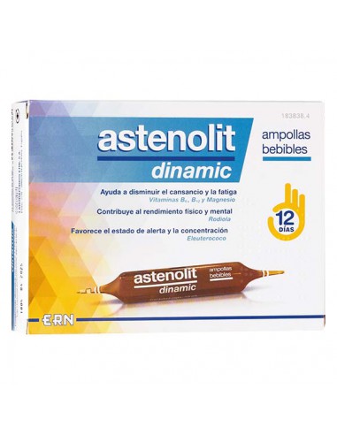 ASTENOLIT DINAMIC AMPOLLAS BEBIBLES 12 AMP