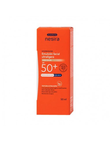 ACOFAR  SPF 50+EMULSION FACIAL ULTRALIGERA COLOR