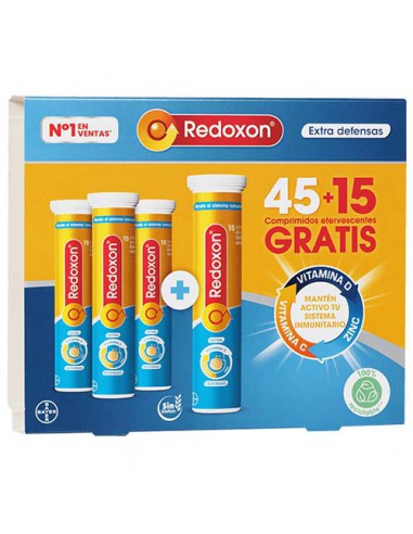 REDOXON EXTRA DEFENSAS PROMO  45 +15 COMPRIMIDOS