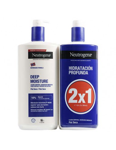 NEUTROGENA LOCION  HIDRATACION PROFUNDA 2X1