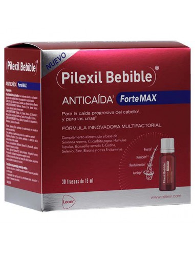 PILEXIL BEBIBLE ANTICAIDA FORTEMAX 30 FRASCOS 15