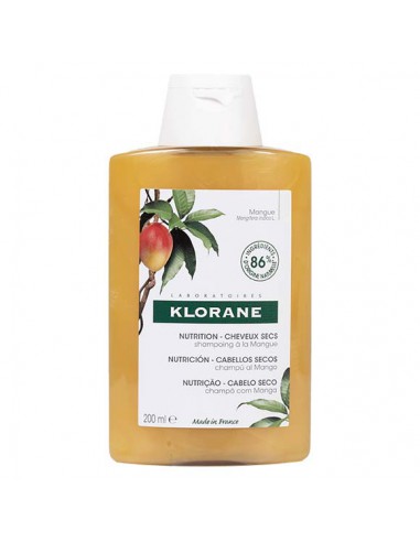 CHAMPU KLORANE AL MANGO 200 ML.