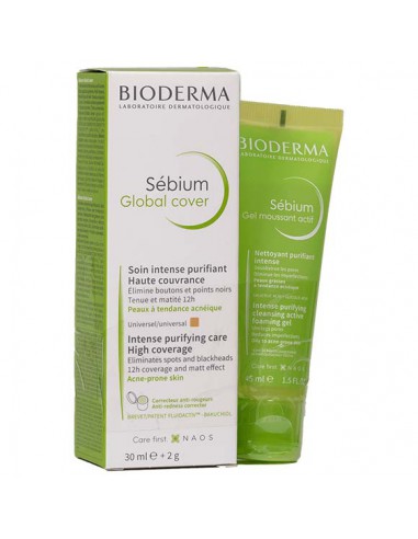 SEBIUM GLOBAL COVER BIODERMA 30 ML