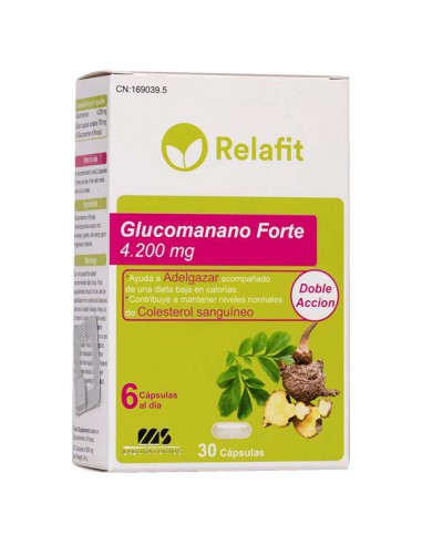 RELAFIT MS GLUCOMANANO 30 CAPS