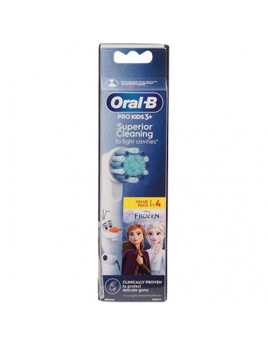 RECAMBIOS CEPILLO ORAL B FROZEN 4 UNIDADES