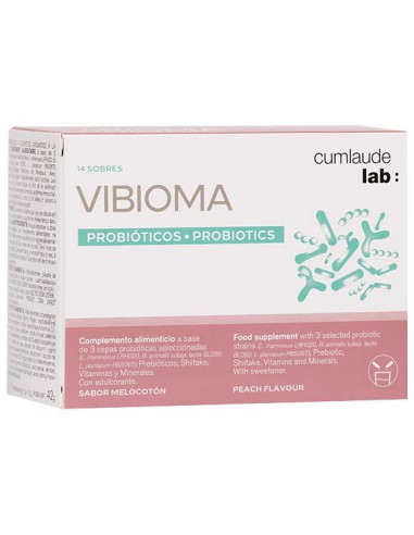 CUMLAUDE  VIBIOMA 14 SOBRES 3 G SABOR MELOCO