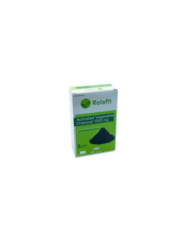 RELAFIT CARBON VEGETAL ACTIVO 60 CAPSULAS