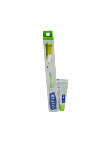 CEPILLO DENTAL VITIS ORTHODONTIC+PASTA 15 ML