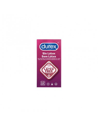 PRESERVATIVOS DUREX SIN LATEX  12 UNIDADES