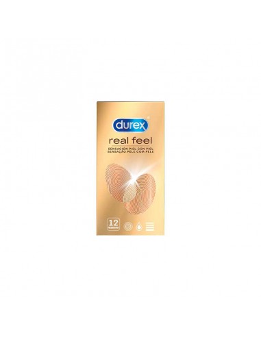 PRESERVATIVOS DUREX REAL FEEL SIN LATEX 12 UNID